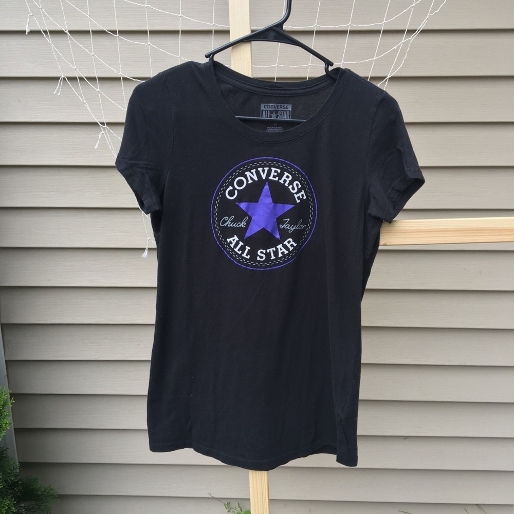 Ladies size M converse graphic tee